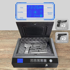 Nhận dạng khuôn mặt mật khẩu vân tay mở khóa an toàn, hộp an toàn hộ gia đình nhỏ, hộp súng chiến thuật chống rơi và chống trộm - Product Image 5