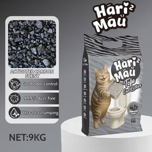 Arena para Gatos de Tofu Ecológica, Tipo Triturado, Fuerte Control de Olores y Bajo Polvo para la Higiene de las Mascotas - Product Image 1