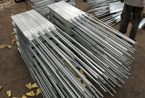 Poste H de hormigón galvanizado con refuerzo soldado para construcción de muros de contención y vigas de hormigón, de fábrica china - Product Image 5
