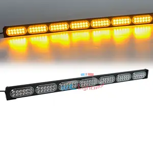 Migliore qualità 28 "LED colore ambra avvertenza Lightbar interno per luce di emergenza ce R10 consulente del traffico bar luce