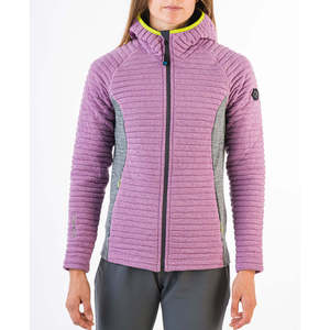 Presolana เสื้อสเวตเตอร์มีซิปของผู้หญิงมีฮู้ดซับในโลโก้ตามสั่งสำหรับฤดูใบไม้ร่วง/ฤดูหนาวความยาวเบาสไตล์ประจำวัน - Product Image 1