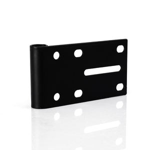 Base de charnière réglable pour porte de meuble en acier noir sur mesure - Product Image 2