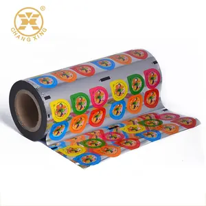 3 mil Heat Seal Aluminum Metallic PET/VMPET/PP Easy Peel Off PP Cup Sealing Film Jelly Cup/Milk Tea Cup Seal Film Stock