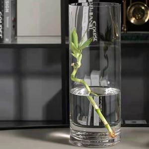 Venta al por Mayor <span class=keywords><strong>de</strong></span> Fábrica, <span class=keywords><strong>Jarrones</strong></span> Cilíndricos <span class=keywords><strong>de</strong></span> <span class=keywords><strong>Vidrio</strong></span> Transparente Art Deco <span class=keywords><strong>Baratos</strong></span> para Decoración del Hogar, Bodas y Oficinas - Product Image 4