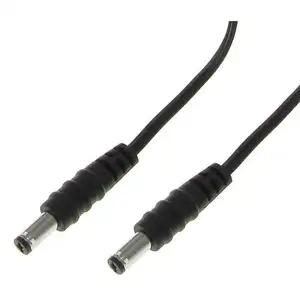 Fabricantes de fios, 2 pinos 5.5*2.1mm cabo de alimentação dc 5.5 2.1 macho para macho plugue de conector de extensão