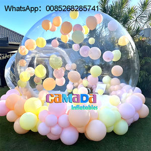 Dôme transparent gonflable en PVC, tente bulle, maison bulle, avec pompe et souffleur - Product Image 3