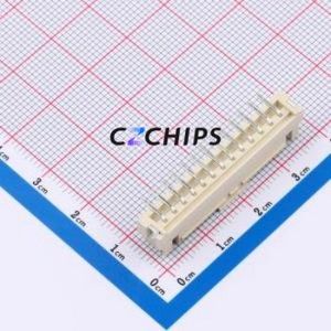 WAFER-HA2.54-13PLB Wire-to-Board Pin Header SMD,P=2.5mm Connector 1x13P 2.5mm Vertical Mount XHB - Product Image 2