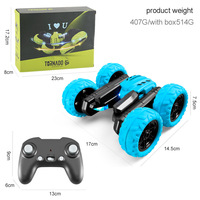 2.4G Creative Confession LED Lettre Double Face Conduite Papillon Stunt Roll 360 Degrés Twist Rc Car Avec Dazzling Show Light