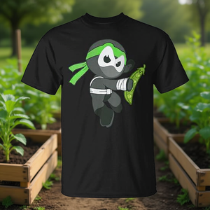T-shirt Snap Pea Ninja Carrying Pod Vegetable - Product Image 3