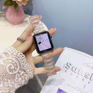 <span class=keywords><strong>Bracelet</strong></span> de remplacement pour iWatch Series 4/5/6/7/8 avec boucle en acier inoxydable argenté pour hommes et femmes - Product Image 5