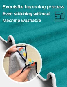 Serviette de bain magnétique d'extérieur à séchage rapide et anti-sable, légère, multi-usages, pour voyage, randonnée, camping, serviette de <span class=keywords><strong>plage</strong></span> en microfibre magnétique - Product Image 2