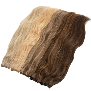 <span class=keywords><strong>Extension</strong></span> per Capelli a Trama Volumizzante Ondulata di Qualità Professionale, 100% Capelli Umani Vergini Remy - Product Image 6
