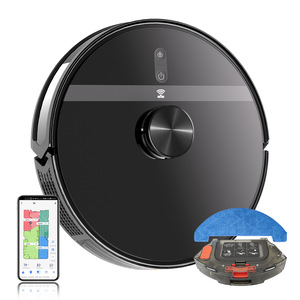 Aspiradora Robótica con Navegación LDS Slam, Recarga Automática Inteligente, Funciones de Barrido y Fregado, Compatible con Secado - Product Image 1