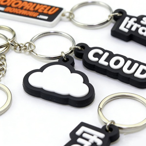 Soft PVC Rubber Keychain Custom Logo Key Ring Key <b>Chain</b> Holder 3D Keyfob Keytag Bulk Wholesale <b>Cheap</b> Promotional Items Souvenirs - Product Image 1