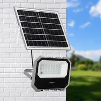 Nouvelle conception, projecteur solaire tout-en-un IP65 pour route, 50, 100, 150, 200W, avec capteur de mouvement et contrôle par cellule photoélectrique LED