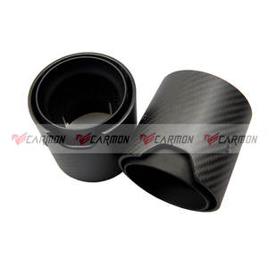 Embout d'échappement en fibre de carbone enduit noir M Performance pour <span class=keywords><strong>BMW</strong></span> M235i M240i M335i M340i <span class=keywords><strong>M435i</strong></span> M440i - Product Image 2