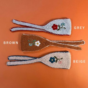 Set Cardigan e Sciarpa in <span class=keywords><strong>Maglia</strong></span> per <span class=keywords><strong>Bambina</strong></span>, Stile Retrò con Fiori Ricamati a Mano, in Cotone per Autunno/Inverno - Product Image 4
