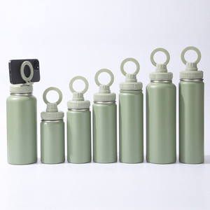Bouteille d'eau isotherme de luxe moderne en acier inoxydable à double paroi avec couvercle support téléphone, maintien thermique 12-24h, écologique, vente en gros - Product Image 2
