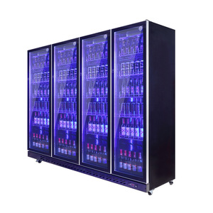 Tái sinh đầy đủ cửa kính hiển thị tủ lạnh thương mại đồ uống năng lượng đồ uống bia mát siêu thị trưng bày tủ lạnh - Product Image 5