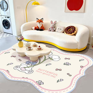 Alfombra Encantadora con Forma Novedosa y Patrón Geométrico, Imitación de Cachemira, Resistente a las Manchas, Decoración para el Hogar, Dormitorio, Sala de Estar - Product Image 5