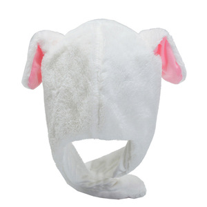Cute Pink Unicorn Ear Hat With Rainbow Horn And Stars For Party Wear - Product Image 4