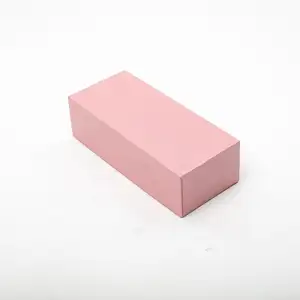 Caja de regalo de la cubierta del mundo rosado de la caja de papel de empaquetado de la cartulina del OEM