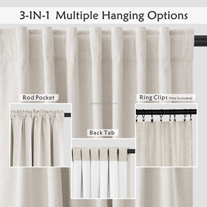 Tende Oscuranti di Lusso Moderne e Texturizzate per Camere da Letto e Soggiorni, per Arredamento e Privacy - Product Image 4