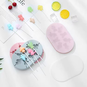 Moules en silicone pour sucettes en forme de dessin animé, réutilisables, pour la fabrication de bonbons, de whisky et de glaces - Product Image 5