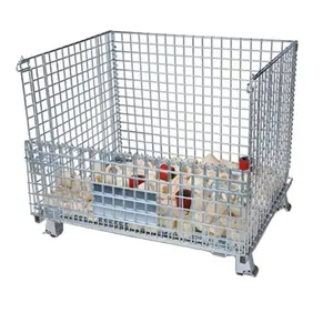 Cage de rangement repliable, haute qualité, pour pièces détachées automobiles