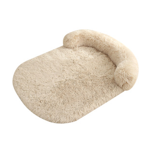 New Eco-Friendly Large Luxury <strong>Dog</strong> <strong>Bed</strong> Mat Solid Pattern Plush Cat <strong>Bed</strong> for Winter Warm Comfort Square Shape with Carton Packing - Product Image 6
