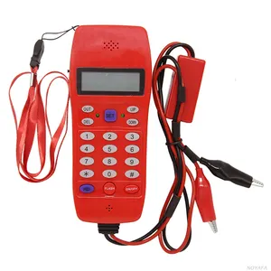 NOYAFA-comprobador de línea de teléfono NF-866, comprobador de línea de verificación de línea telefónica, pinza de cocodrilo, probador de teléfono
