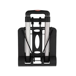 Portable en alliage d'aluminium Mini chariot pliable tige de traction chariot à bagages Mini Cargo chariot mobile nouvel état - Product Image 5