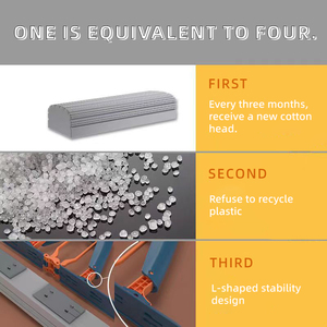 Serpillère Éponge Absorbante Mains Libres, Utilisation Humide et Sèche, Outil de Nettoyage Domestique, Fournitures Personnalisées pour Bureau et Maison, Vente Directe Usine - Product Image 5