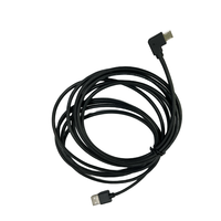 Personnalisé 1A 2A 3A 1M 2M 3M court transfert de données charge USB 2.0 A mâle à angle droit gauche 90 degrés données Micro B câble USB