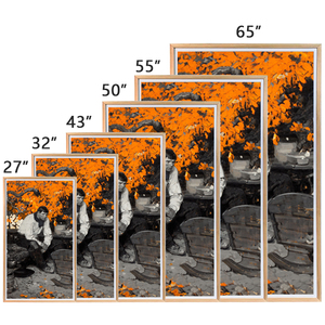 Cornici per immagini montate a parete di nuovo arrivo cornici per foto digitali in legno da <span class=keywords><strong>65</strong></span> pollici App per condividere cornici per foto digitali - Product Image 2