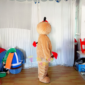 Costume de mascotte de <span class=keywords><strong>champignon</strong></span> en peluche personnalisable avec option pour logo personnalisé parfait pour le marketing de marque et les activités thématiques - Product Image 2