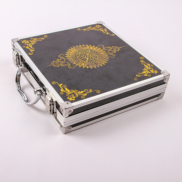 New Gift Box Customized Size Multi-language Digital Koran Quran Unique Design Koran Quran Aluminum case for Muslim