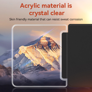 Funda de cuero Pu de diseño personalizado con tema navideño para Kobo <span class=keywords><strong>Clara</strong></span>, Funda con correa de mano de 6 pulgadas, <span class=keywords><strong>Ebook</strong></span> Auto Wake Sleep - Product Image 6