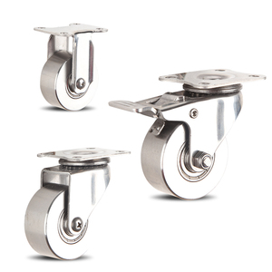 1 Zoll 1,25 Zoll 1,5 Zoll 2 Zoll 2,5 Zoll 3 Zoll Europäischer Typ Trolley 304 Edelstahl-Lenkrad - Product Image 1