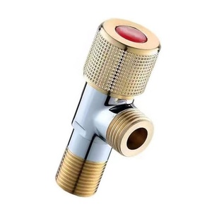 Robinet d'arrêt d'angle en laiton G1/2'' à filetage mâle pour cuisine et salle de bain - Product Image 2