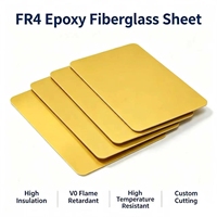 Plaque de stratifié en tissu de verre époxy 3240 de qualité, panneau isolant en fibre de verre jaune pour pièces de transformateurs et de commutateurs