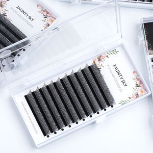 Jaunty Sky 3D/4D/5D Clover Extension ciglia kit Premade Fan YY V Lash Extension ciglia capelli sintetici fatti a mano Volume completo - Product Image 2