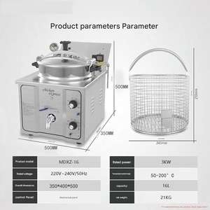 <span class=keywords><strong>Friteuse</strong></span> sans ventilation, <span class=keywords><strong>friteuse</strong></span> électrique commerciale automatique avec filtration par hotte - Product Image 6