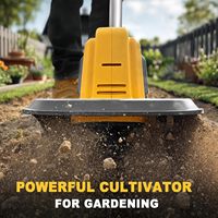 Cultivateur électrique sans fil miniature 20V, outil de jardinage de 9 pouces, certifié CE RoHS, vente en gros, kit chargeur de batterie