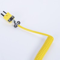 Water Resistant Thermocouple for High Temperature Surfaces Various Handheld Surface Thermocouple Probe Stainless Steel Probe