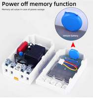 Interruptor Temporizador Digital Inteligente Programable ROEY KG316T-II 250V AC 25A con Corriente Máxima de 16A, Clasificación IP53, Material ABS