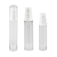 Cosmétique 5ml 10ml 12ml 15ml bouteille de pompe à Lotion en plastique bouteille sans air bouteille de soins du visage bouteille de pompe à Spray sans air pour soins de la peau