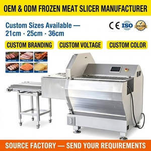 Trancheuse à viande congelée haute performance 500-1200 kg/h, remplace 5-8 ouvriers, coupe-viande automatique pour bacon et steak, SUS304 pour usine - Product Image 1
