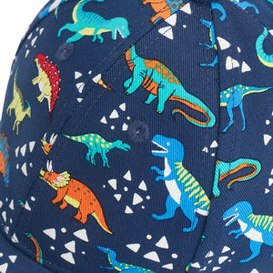Gorra de Béisbol de Algodón de 6 Paneles con Diseño de Dinosaurio de Dibujos Animados, para Niños, Protección Solar de Verano, Certificada por BSCI - Product Image 3