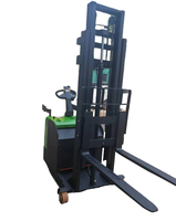4.5 mètres de hauteur 1200kg capacité de chargement chariot élévateur debout hydraulique gerbeur de carton 2 tonnes transpalette électrique